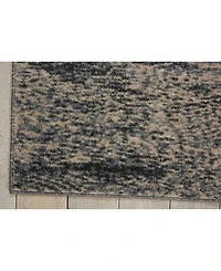 Long Street Looms Samuel SAM06 Driftwood 6'6" x 9'6" Area Rug