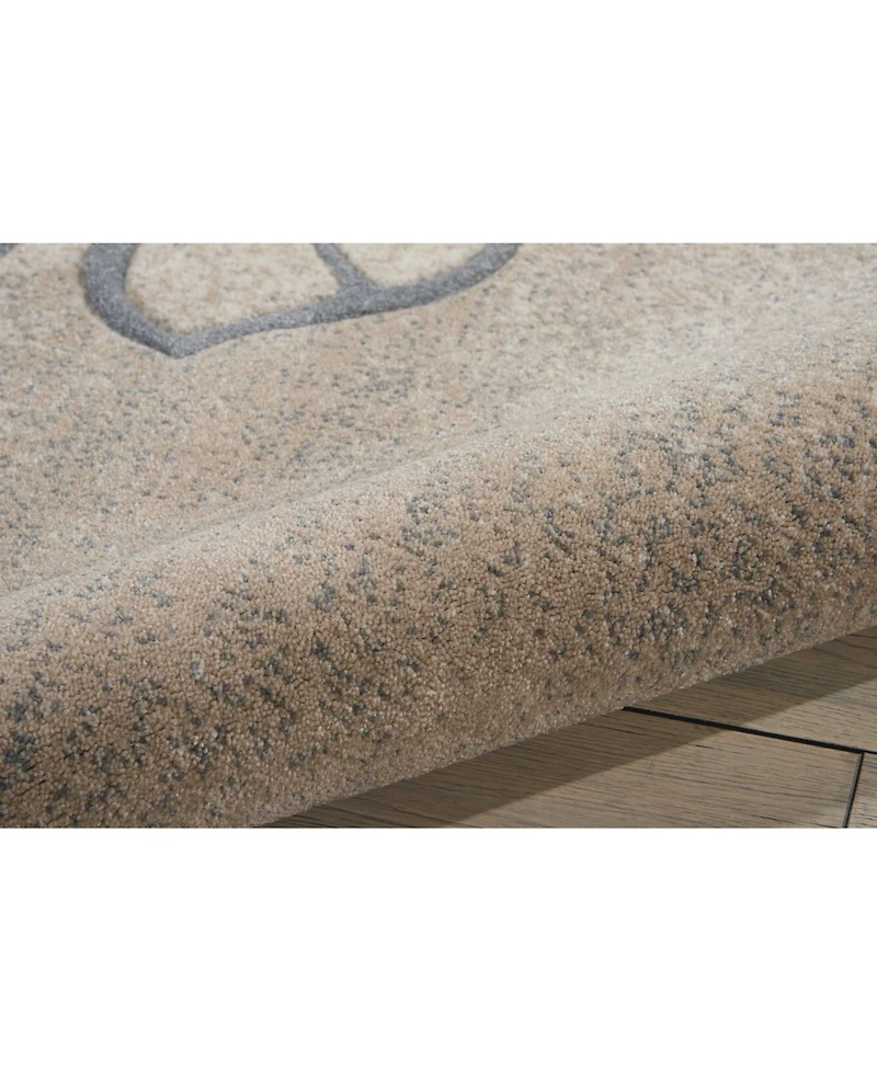 Long Street Looms Samuel SAM04 Beige 5'3" x 7'3" Area Rug