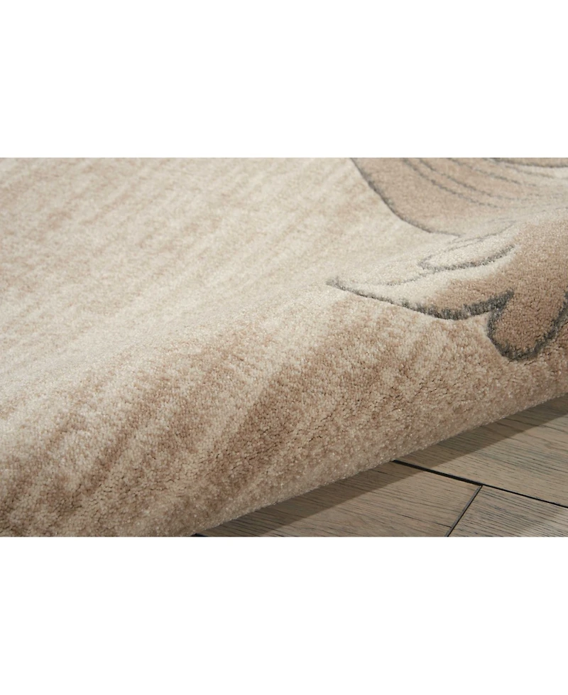 Long Street Looms Samuel SAM05 Mocha 5'3" x 7'3" Area Rug