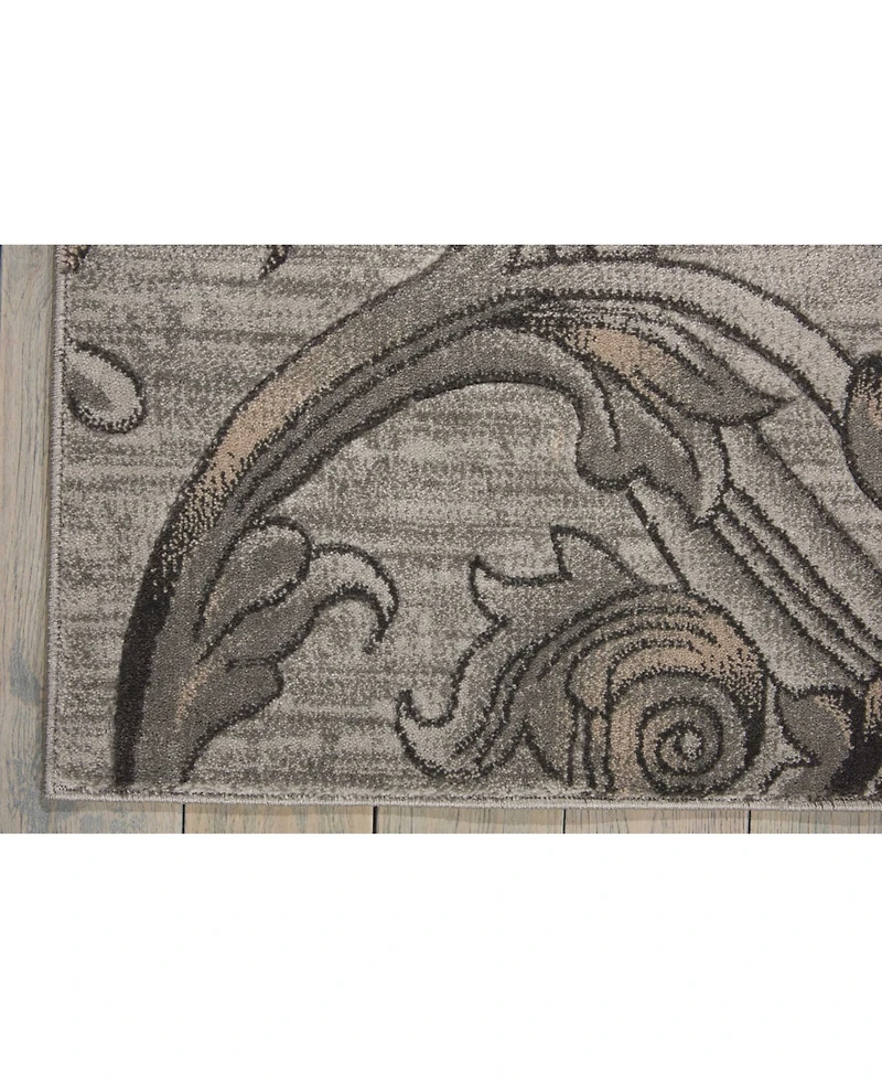 Long Street Looms Samuel SAM05 Slate 7'10" x 10'6" Area Rug