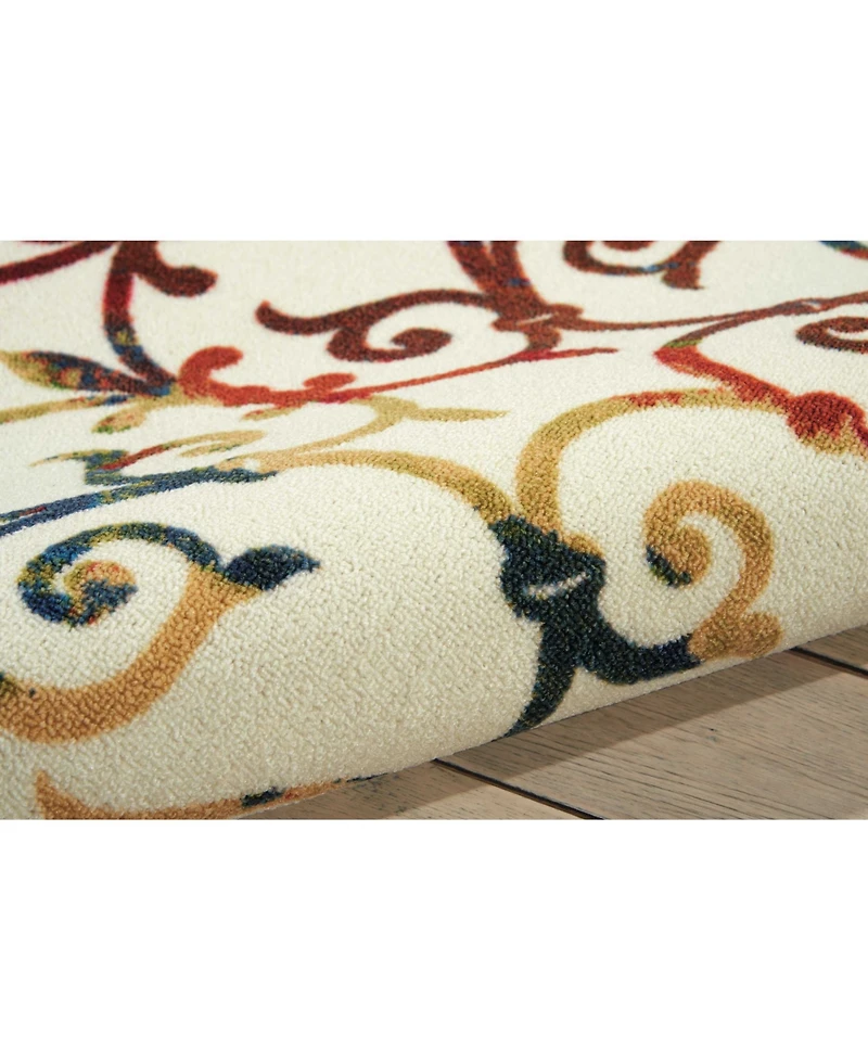 Long Street Looms Backyard BAC093 Multi 7'9" x 10'10" Outdoor Area Rug