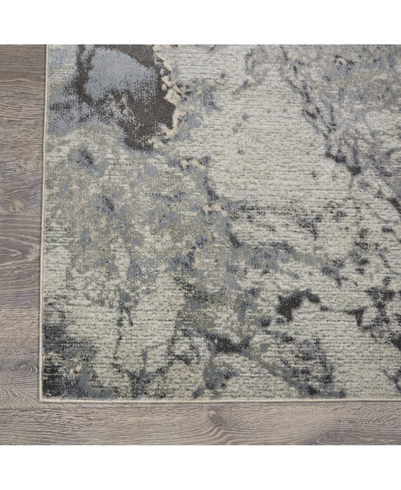 Long Street Looms Samuel SAM08 Gray 7'10" x 10'6" Area Rug
