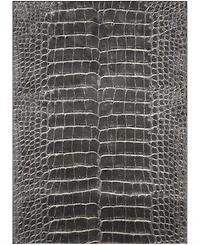 Long Street Looms Samuel SAM09 Charcoal 5'3" x 7'3" Area Rug