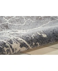 Long Street Looms Samuel SAM11 Gray 9'3" x 12'9" Area Rug
