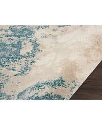 Long Street Looms Samuel SAM13 Ivory 2'2" x 7'6" Runner Rug
