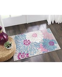 Long Street Looms Zeal ZEA17 Gray 1'10" x 2'10" Area Rug