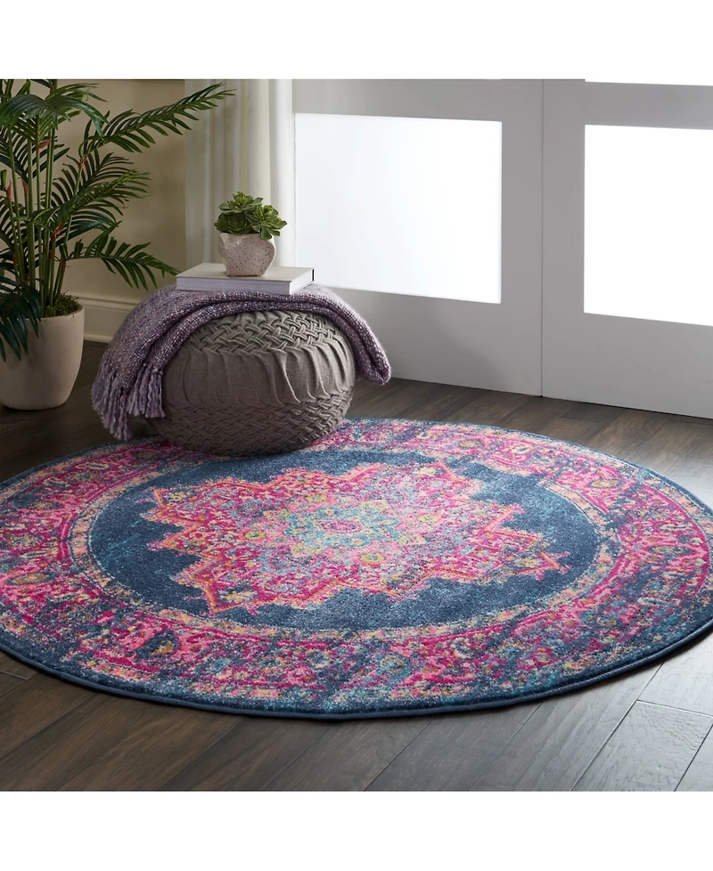 Long Street Looms Zeal ZEA03 5'3" Round Area Rug