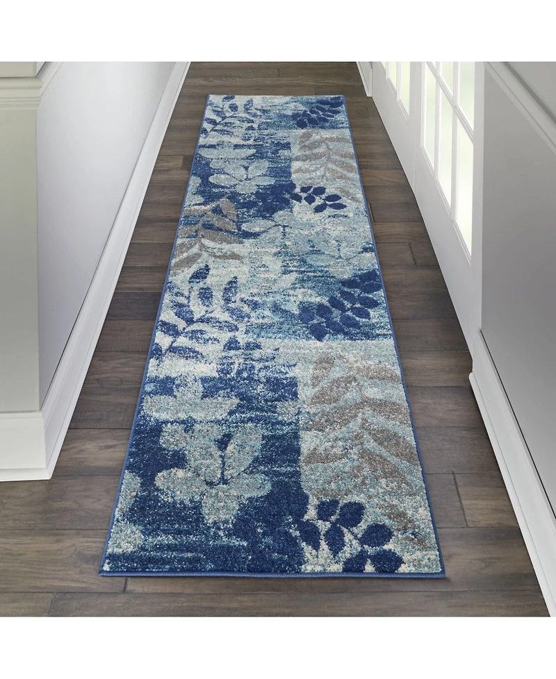 Long Street Looms Peace PEA01 2'3" x 7'3" Runner Rug