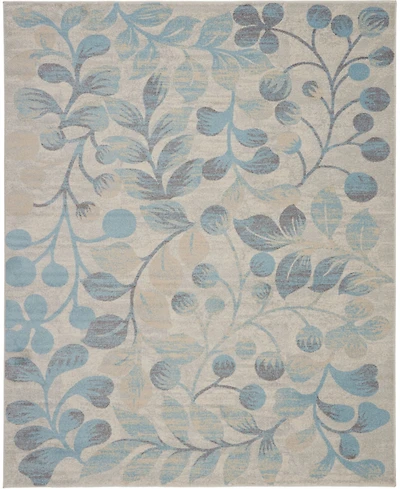 Long Street Looms Peace PEA03 Ivory 8'10" x 11'10" Area Rug