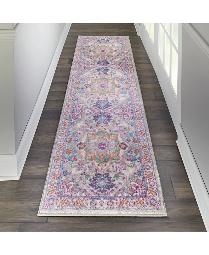 Long Street Looms Zeal ZEA20 Silver 1'10" x 2'10" Area Rug