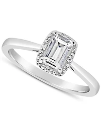 Gemstone and Diamond Accent Ring Sterling Silver
