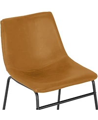 Glamour Home Set of 2 Adan Iron Frame Vintage-like Dining Chair