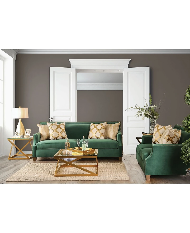 Furniture of America Eyreanne Upholstered Sofa