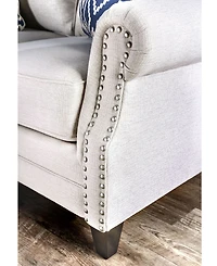 Furniture of America Ben Lomond Upholstered Love Seat