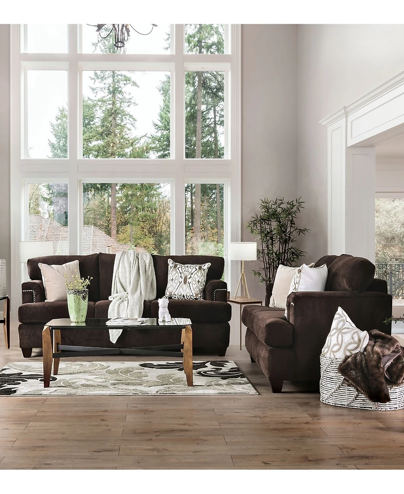 Furniture of America Herriot Upholstered Sofa