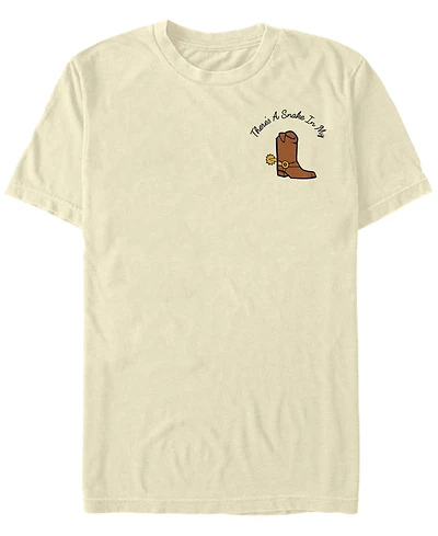 Fifth Sun Men's My Boot Short Sleeve Crew T-shirt