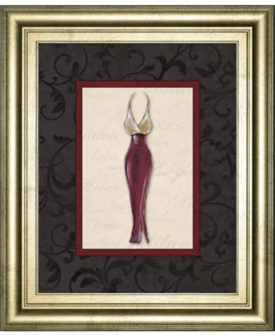 Classy Art Fashion Dress By Susan Osbourne Framed Print Wall Art Collection