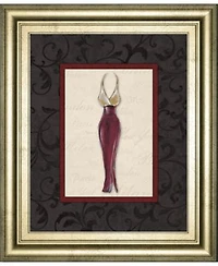 Classy Art Fashion Dress By Susan Osbourne Framed Print Wall Art Collection