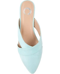 Journee Collection Women's Giada Pointed Toe Slip On Mules