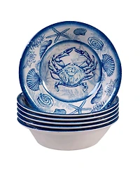 Certified International Oceanic Melamine 6-Pc. All Purpose Bowls