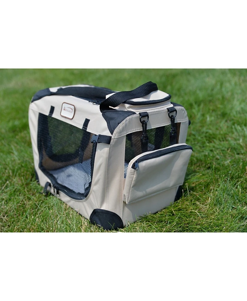 Armarkat FoldIng Soft Dog Crate For Dogs And Cats, Pet Travel Carrier Bag For Big Medium Cats PC201B