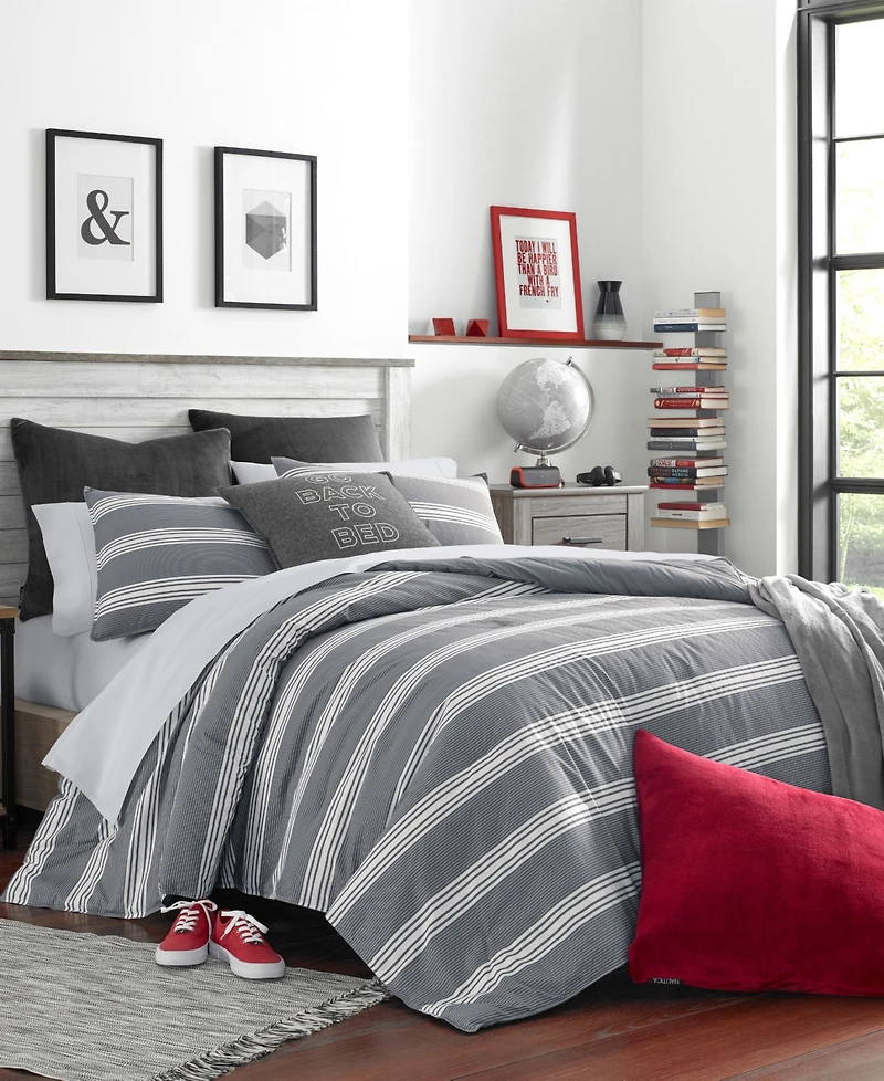 Nautica Craver Reversible 3-Piece Comforter Set, Full/Queen