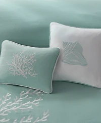 Harbor House Coastline Embroidered Decorative Pillow, 12" x 16"