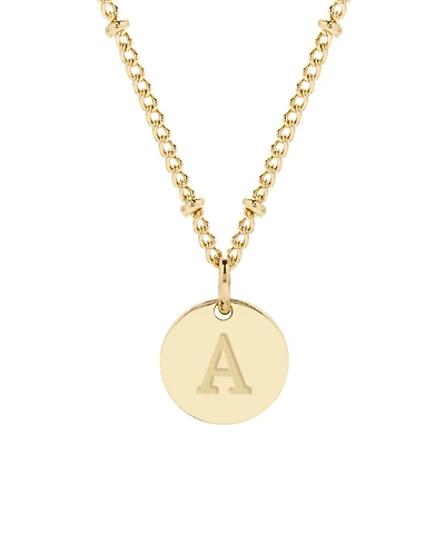 brook & york Madeline 14K Gold Plated Initial Pendant