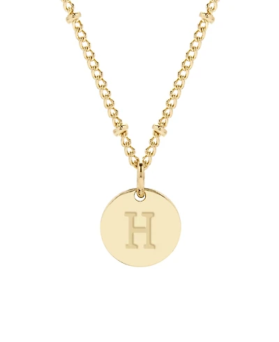 brook & york Madeline 14K Gold Plated Initial Pendant