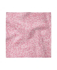 Ambesonne Gingham Grid Set of 4 Napkins, 12" x 12"