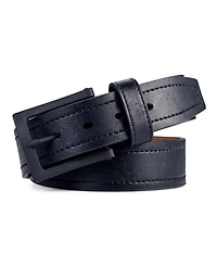 Mio Marino Men's Solid Casual Prong Belt