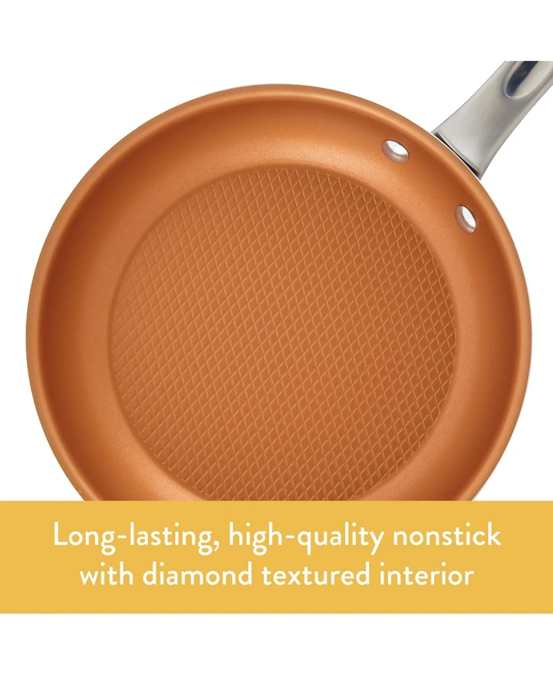 Ayesha Curry Home Collection 2-Pc. Porcelain Enamel Non-Stick Skillet Set