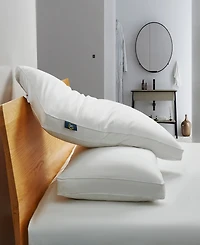 Serta White Goose Feather & Down Fiber Side Sleeper 2-Pack Pillow, King