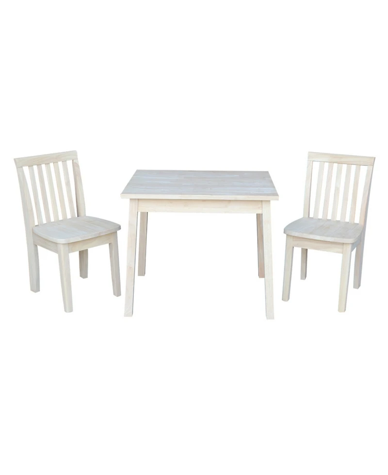 International Concepts Table with 2 Mission Juvenile Chairs