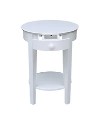 International Concepts Phillips Accent Table with Drawer