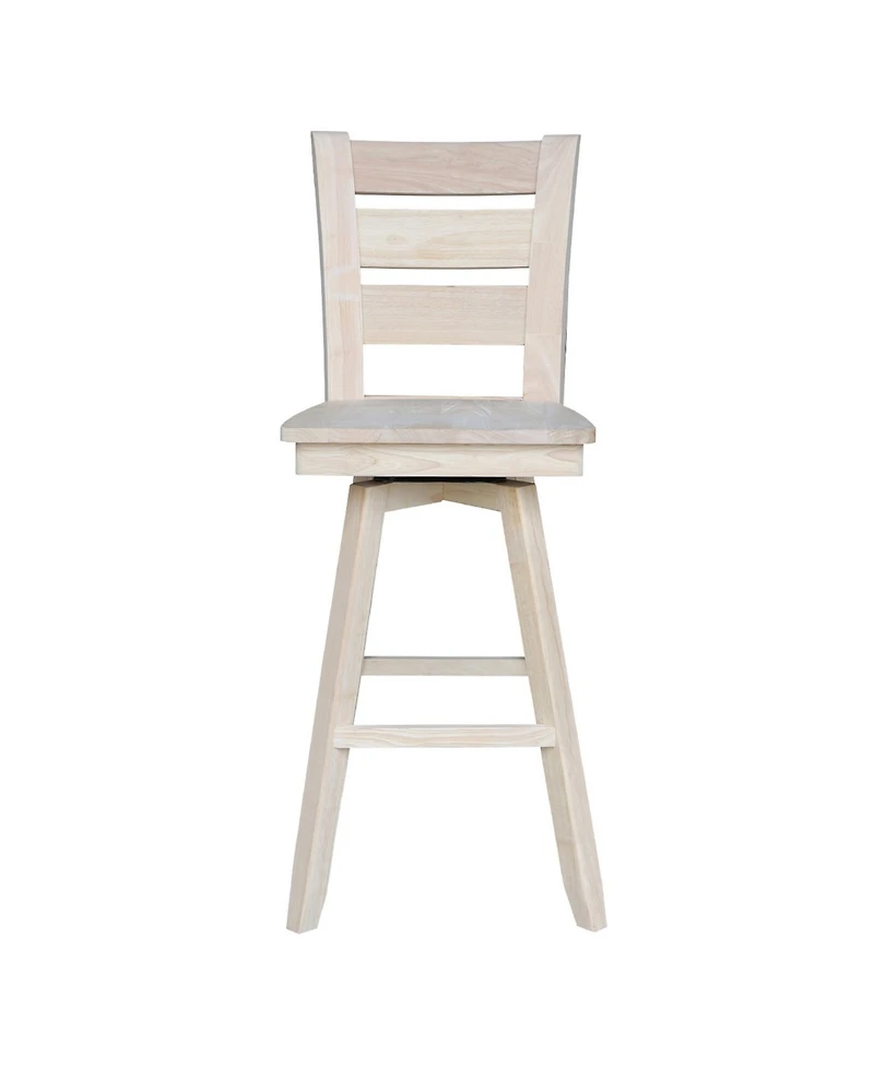 International Concepts Tuscany Bar Height Stool with Swivel and Auto Return