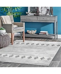 nuLoom Creek Vintage-Inspired Amerie Gray 5' x 8' Area Rug