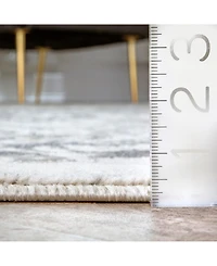 nuLoom Manor Distressed Freja Gray 5' x 8' Area Rug