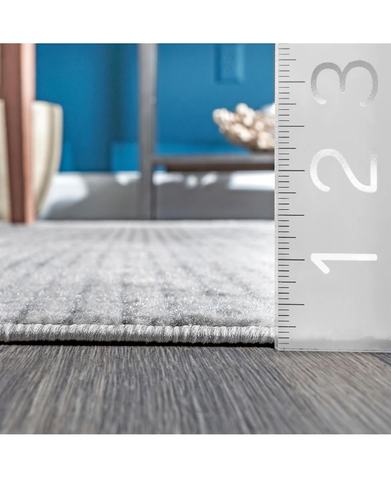 nuLoom Creek Vintage-Inspired Amerie Gray 5' x 8' Area Rug