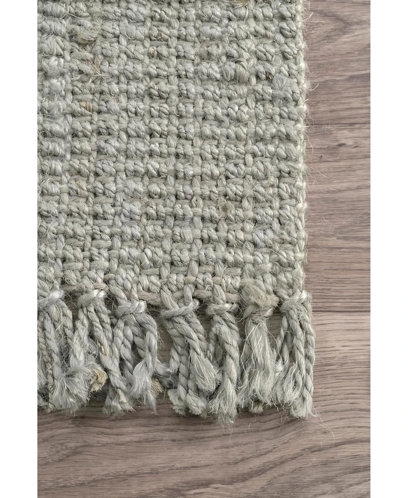 nuLoom Natura Collection Chunky Loop 5' x 7'6" Area Rug