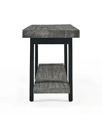 Alaterre Furniture Pomona Metal and Wood Bench