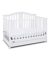Graco Solano 4-in-1 Convertible Crib with Drawer - White