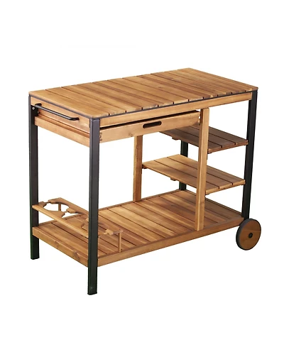 Southern Enterprises Briallen Outdoor Bar Cart