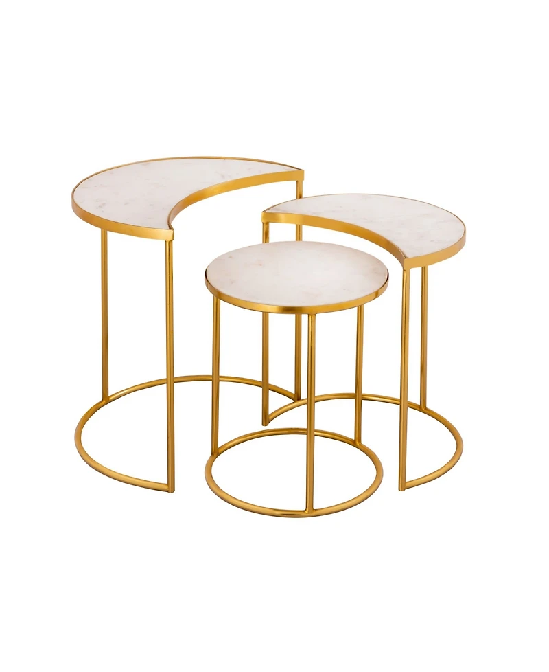 Tov Furniture Crescent Nesting Tables, Set of 3