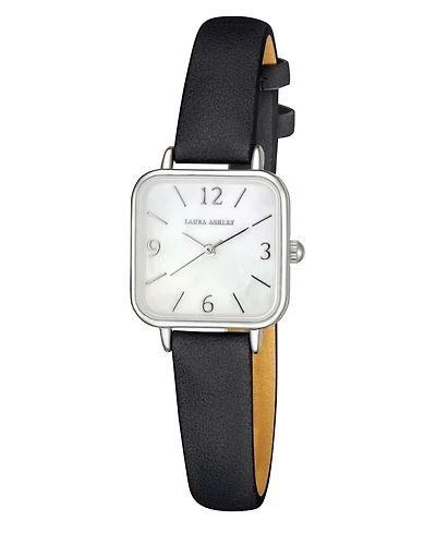 Laura Ashley Women's Polyurethane Strap Watch 24mm