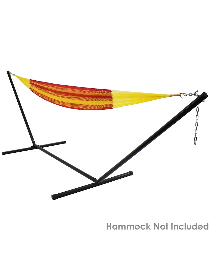 Large 2-Person Hammock Stand with Heavy-Duty Steel Beam Construction