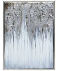 Empire Art Direct Iceberg Textured Metallic Hand Painted Wall Art by Martin Edwards, 40" x 30" x 1.5"