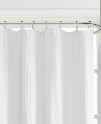 Madison Park Arlo Waffle Shower Curtain, 72" x 72"