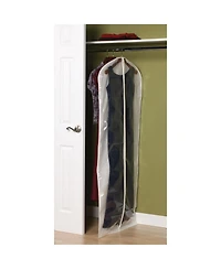 Household Essentials Gown Protector Bag, Clear Front, Full-Length Zipper