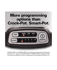 Hamilton Beach Stovetop Sear & Cook 6 Quart Slow Cooker - 33662